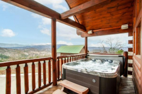 Valley View Cabin View Hot Tub Fireplace Grill